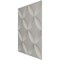 Ekena Millwork 19 5/8in. W x 19 5/8in. H Wallflower EnduraWall Decorative 3D Wall Panel Covers 2.67 Sq. Ft. WP20X20WACCB - alternate 2